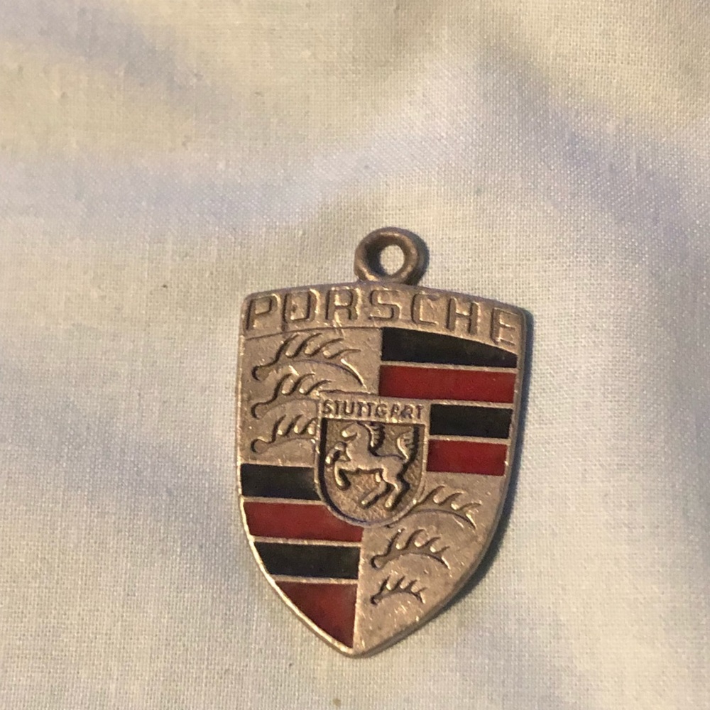 Porsche pewter charm